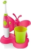 Изображение ETA Toothbrush with water cup and holder Sonetic 129490070 Battery operated, For kids, Number of brush heads included 2, Pink