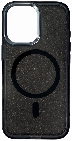 Picture of Etui brokatowe Glitter Case z MagSafe na Samsung Galaxy A16 5G - czarne