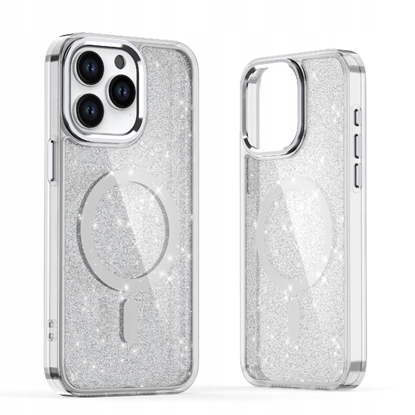Attēls no Etui brokatowe Glitter Case z MagSafe na Samsung Galaxy A36 5G - biae