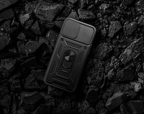 Picture of ETUI DEFENDER SLIDE CASE DO SAMSUNG GALAXY A56 5G CZARNA NAKADKA ETUI PLECKI