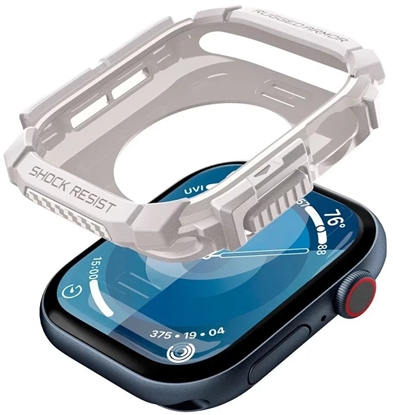 Attēls no ETUI DO APPLE WATCH 10 (46MM) BEOWE DUNE BEIGE SPIGEN RUGGED ARMOR PRO