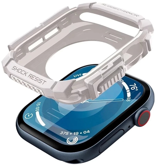 Picture of ETUI DO APPLE WATCH 10 (46MM) BEOWE DUNE BEIGE SPIGEN RUGGED ARMOR PRO