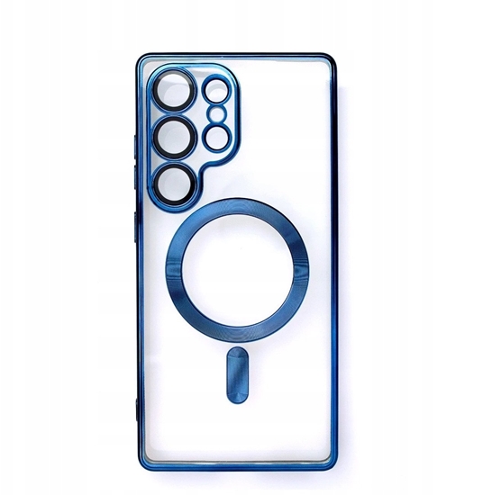 Picture of Etui Electroplated Case z MagSafe galwanizowane na iPhone 16e - niebieskie