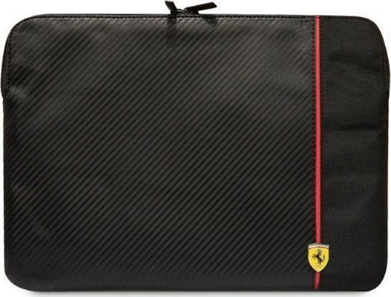 Picture of Etui Ferrari Oryginalne Etui LAPTOP 14" Ferrari Sleeve Carbon&Smooth (FECS14AXBK) czarne