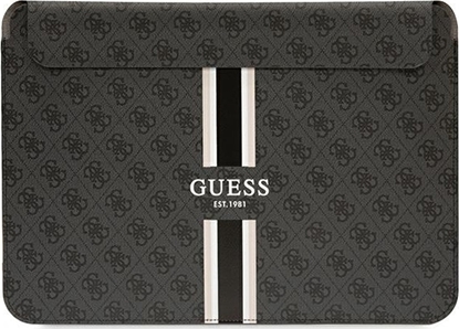 Изображение Etui Guess Etui Guess Sleeve GUCS16P4RPSK 16 cali czarny/black 4G Printed Stripes