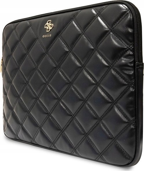 Изображение Etui Guess Guess Quilted 4G Sleeve - Etui na notebooka 15" / 16" (czarny)