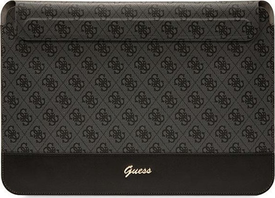 Изображение Etui Guess Guess Sleeve GUCS14PS4SGK 14" czarny/ black 4G Stripe Metal Logo