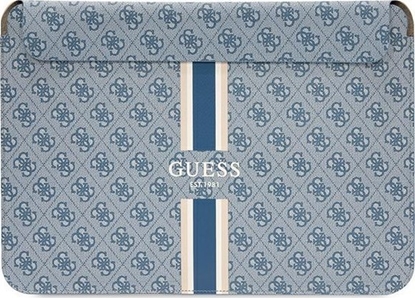 Изображение Etui Guess Guess Sleeve GUCS16P4RPSB 16" niebieski/ blue 4G Printed Stripes