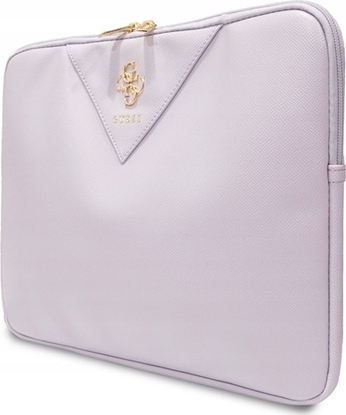 Изображение Etui Guess Guess Triangle 4G Sleeve - Etui na notebooka 13" / 14" (fioletowy)