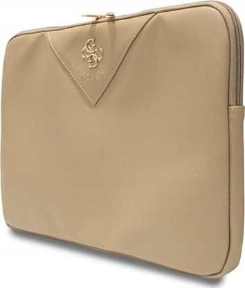 Изображение Etui Guess Guess Triangle 4G Sleeve - Etui na notebooka 13" / 14" (zoty)