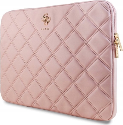 Изображение Etui Guess Quilted 4G Sleeve 16" Róowy