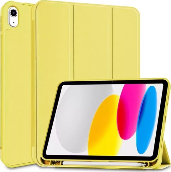 Изображение Etui na tablet 4kom.pl Etui na tablet SC Pen do Apple iPad 10.9 2022 YELLOW