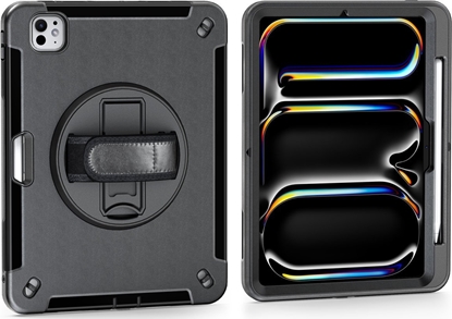 Attēls no Etui na tablet 4smarts 4smarts RuggedCaseGRIP f. Apple iPad Pro 11" (M4,2024),schwarz