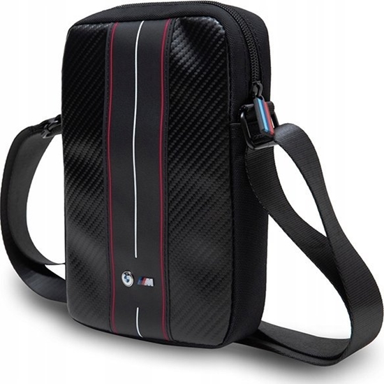 Picture of Etui na tablet BMW Torebka BMW BMTB10COMSCAKR 10" Carbon Red Stripes czarny/black