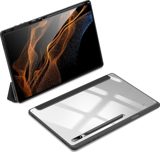 Picture of Etui na tablet Dux Ducis Dux Ducis Toby pancerne etui z klapk Smart Case do Samsung Galaxy Tab S8 Ultra z uchwytem na rysik czarny