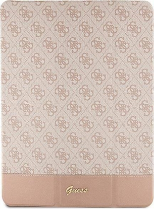 Picture of Etui na tablet Guess Etui Guess GUFCP12PS4SGP Apple iPad Pro 12.9 2020/2021/2022 (4., 5. i 6. generacji) róowy/pink 4G Stripe Allover