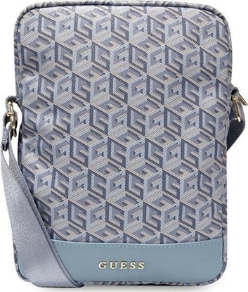 Attēls no Etui na tablet Guess Guess Torba GUTB10HGCFSEB 10" niebieski/blue GCube Stripe Tablet Bag