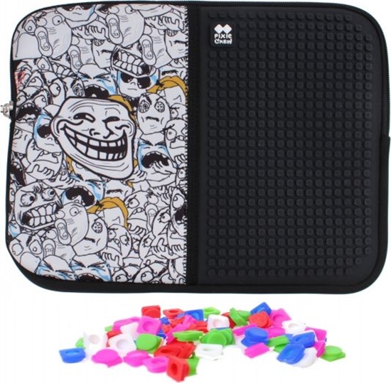 Picture of Etui na tablet Pixie Crew obudowa tabletu projekt trolla czarno-biay