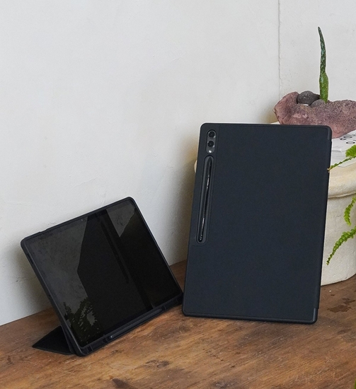 Picture of Etui na tablet Sourcing Araree A Folio Sam Tab A9 Plus case black/black AR10-01820A