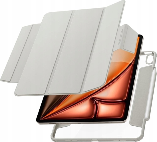 Picture of Etui na tablet Spigen Spigen Air Skin Pro, gray - iPad Air 13" 2024