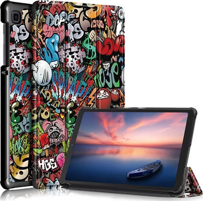Attēls no Etui na tablet Strado Graficzne Smart Case do Samsung Galaxy Tab A7 Lite