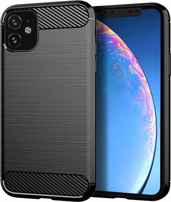 Attēls no Etui Pancerne Carbon IPHONE 11 (6,1) czarne uniwersalny