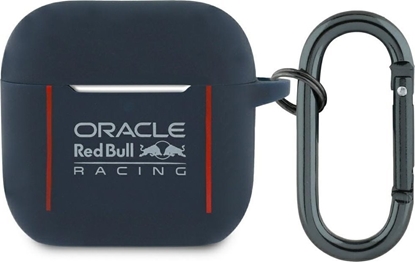 Picture of Etui Red Bull Silicone Logo & Lines do    AirPods 4 granatowy