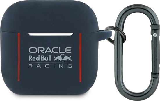 Picture of Etui Red Bull Silicone Logo & Lines do    AirPods 4 granatowy