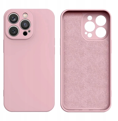 Attēls no Etui Silicone Case na iPhone 16e - róowe