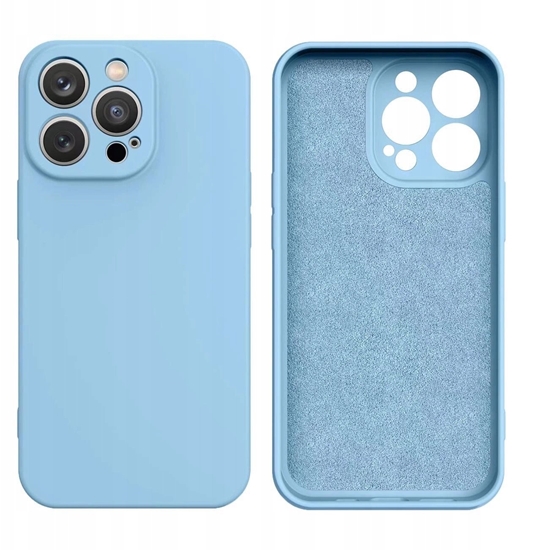 Изображение Etui Silicone Case na Samsung Galaxy S25 Edge - niebieskie