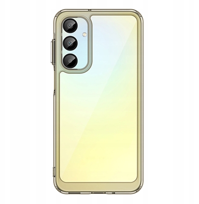 Изображение Etui silikonowe Outer Space Case z elow ramk do Samsung Galaxy A16 / A16 5G - przezroczysto-czarne