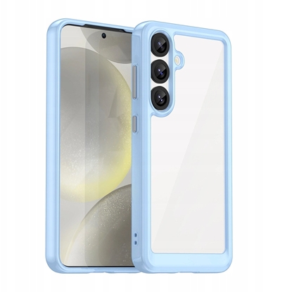 Attēls no Etui silikonowe Outer Space Case z elow ramk do Samsung Galaxy S25 - niebieskie