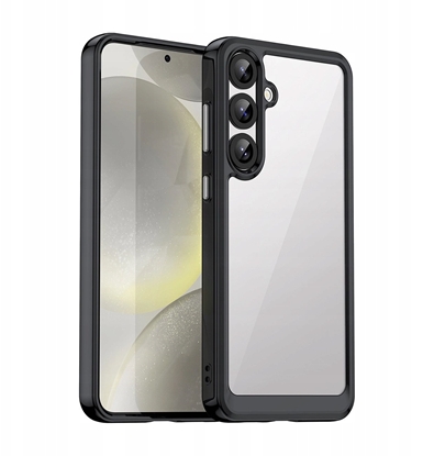 Attēls no Etui silikonowe Outer Space Case z elow ramk do Samsung Galaxy S25+ - czarne