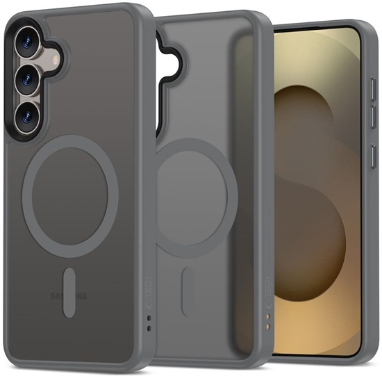 Изображение Tech-Protect Tech-Protect MagMat MagSafe Case for Samsung Galaxy S25 - Clear Gray