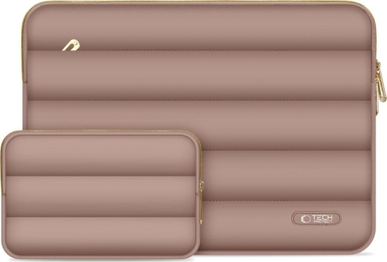 Picture of Etui Tech-Protect TECH-PROTECT PUFFY LAPTOP 13-14 WALNUT