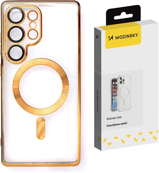 Изображение Wozinsky Wozinsky Electroplated Magsafe Case for Samsung Galaxy S24 FE - Gold