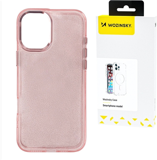 Изображение Wozinsky Wozinsky Glitter Case for Samsung Galaxy S24 FE - Pink with Glitter