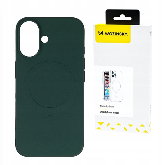Изображение Wozinsky Wozinsky Liquid Silicone Case MagSafe for Samsung Galaxy S24 FE - Green