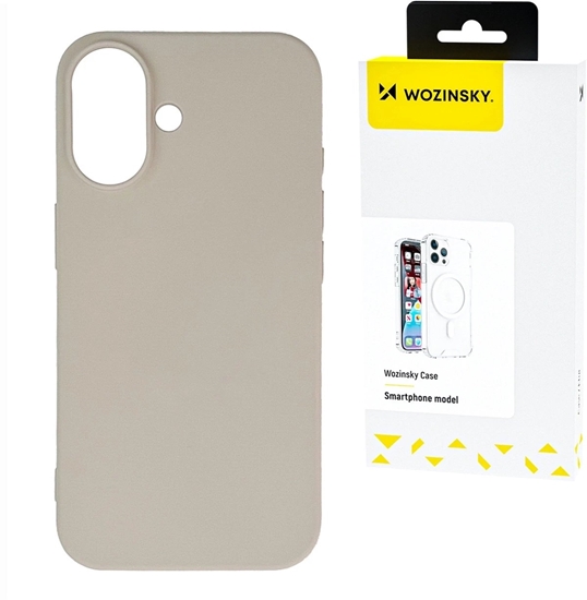 Picture of Wozinsky Wozinsky Silicone Case flexible silicone for Samsung Galaxy S25 Ultra - beige