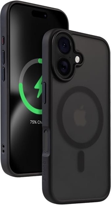 Attēls no Etui z MagSafe Hybrid Frost MAG Cover do iPhone 16 (czarny)