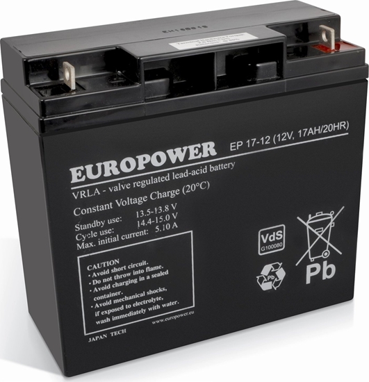 Picture of Europower Akumulator 12V 17Ah AGM Europower EP17-12