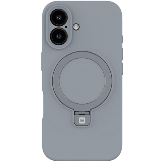 Изображение Evelatus Apple  iPhone 16 Premium Magsafe with Stand Soft Touch Silicone Case Silver