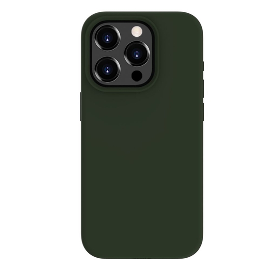 Picture of Evelatus Apple iPhone 15 Pro Max Premium Soft Touch Silicone Case Dark Olive