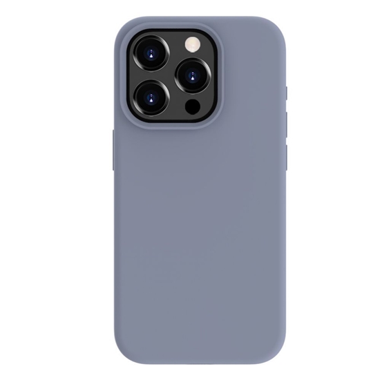 Picture of Evelatus Apple iPhone 15 Pro Premium Soft Touch Silicone Case Lavender Gray