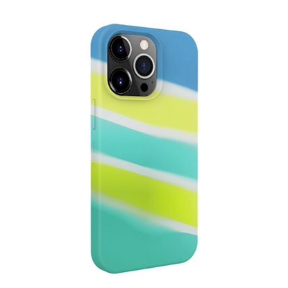 Изображение Evelatus Apple iPhone 15 Pro Silicone case Multi-Colored Yellow Green
