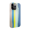 Picture of Evelatus Apple iPhone 15 Pro Silicone case Multi-Colored Blue Pink