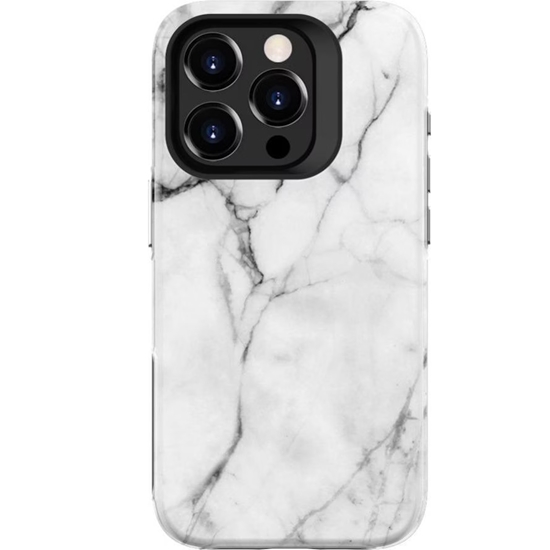 Picture of Evelatus Apple iPhone 15 Pro Armor case TPU+PC Customized Print Design Marble White