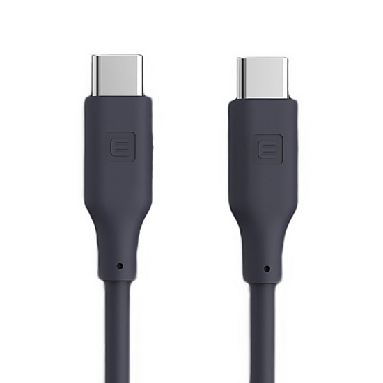 Picture of Evelatus Evelatus USB C to USB C Silicone Cable 1.2M 60W / 20V3A Grey