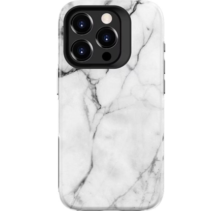 Изображение Evelatus Apple iPhone 14 Pro Premium Silicone case Customized Print Marble White