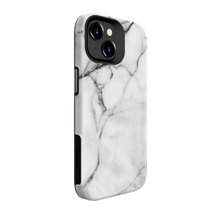 Изображение Evelatus Apple iPhone 15 Plus Armor case TPU+PC Customized Print Design Marble White